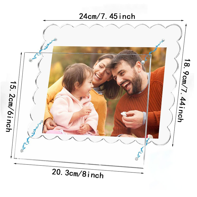 Acrylic Scallop Picture Frame